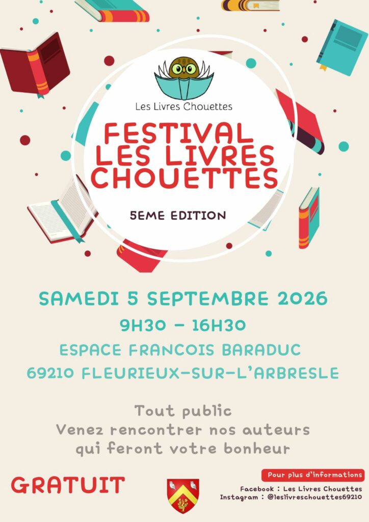 auteurs lyonnais 2026 Fleurieux sur l'Arbresle